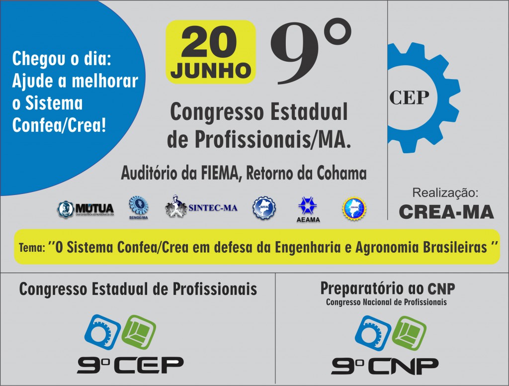 9° CONGRESSO ESTADUAL DE PROFISSIONAIS – CEP