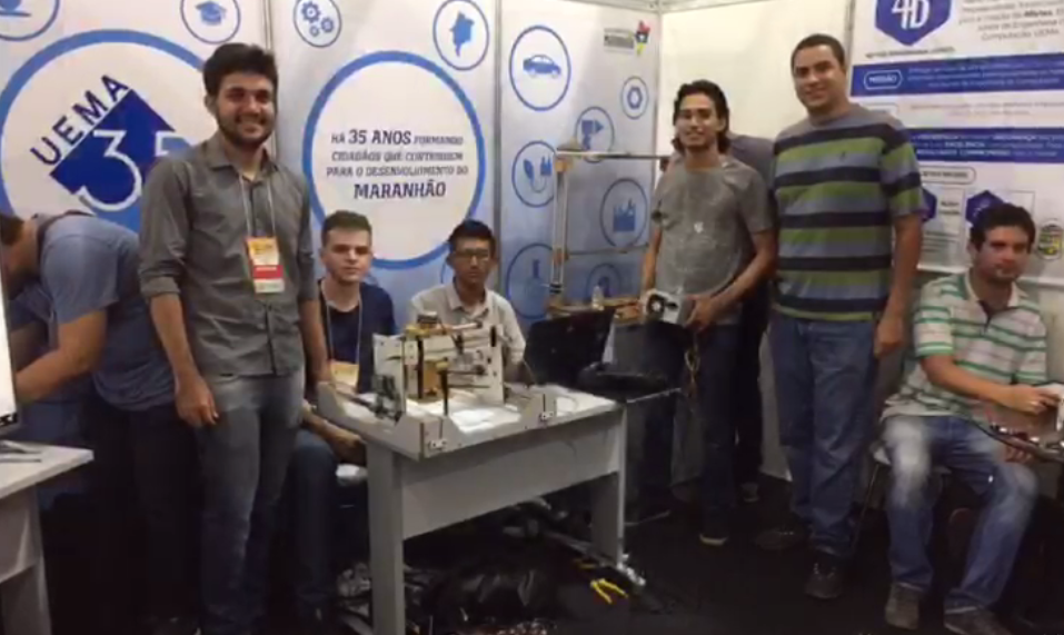 Resumo da participação da Engenharia de Computação / UEMA na Expoindústria 2017