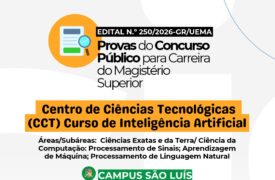 Edital nº 250/2026 – GR/UEMA – Concurso Público de Magistério Superior